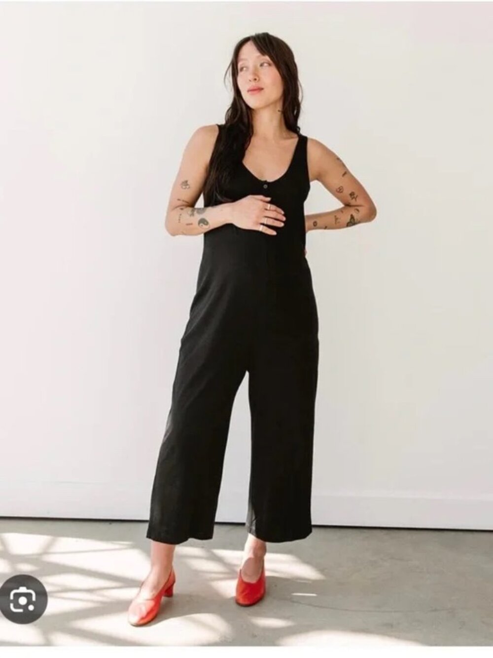 Storq Maternity Jumpsuit Size 3 Black